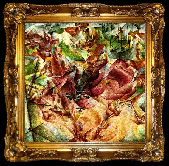 framed  Umberto Boccioni elasticitet, ta009-2